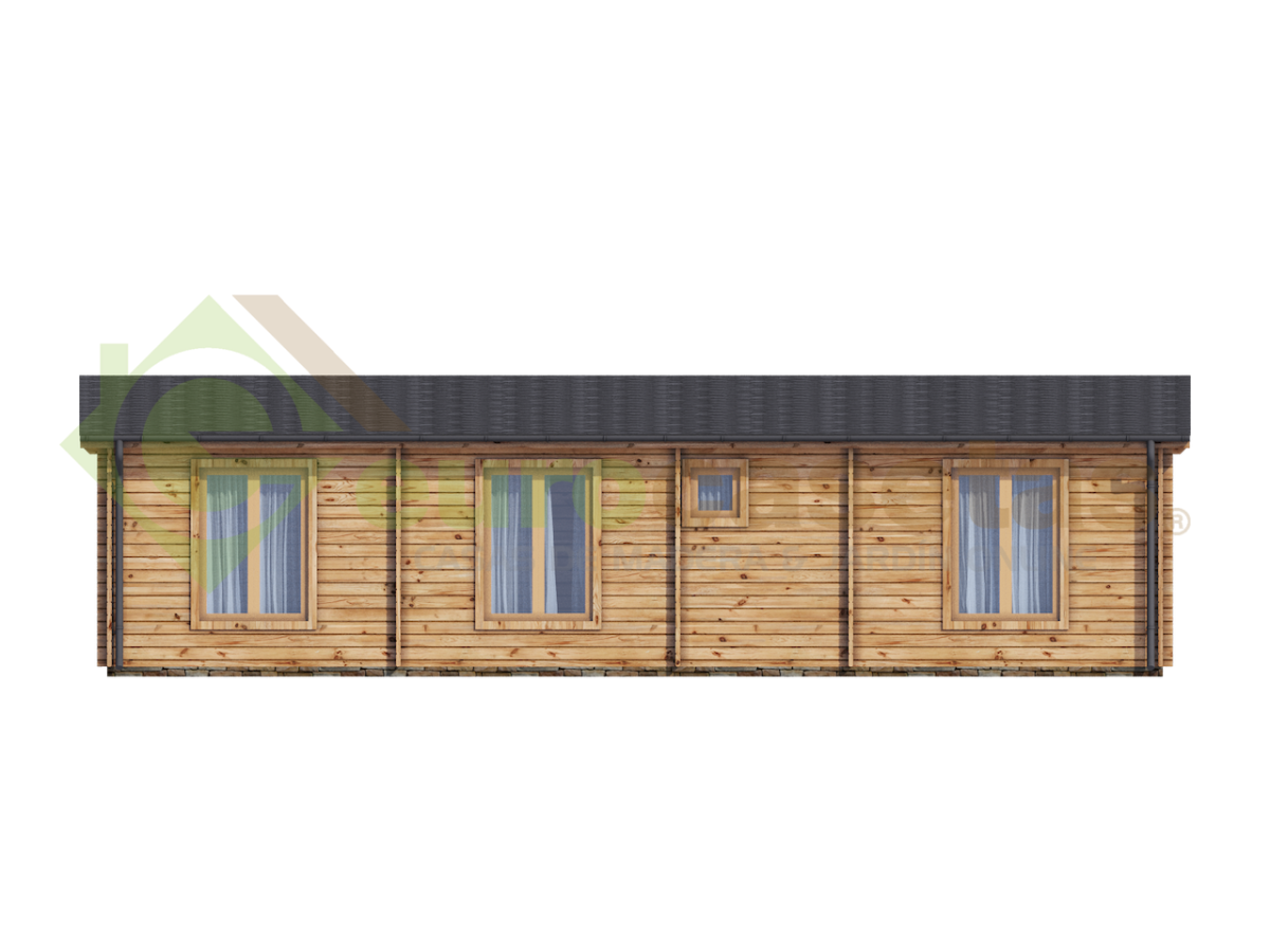 Casa de madera RIBERA 87,3 m2 - 44 mm