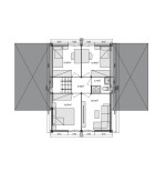 Casa de dos plantas Teresa , 180 m2 , pared de 70 mm
