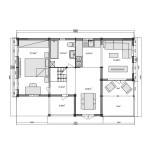 Casa de dos plantas Teresa  , 180 m2 doble pared 44-100-44 mm