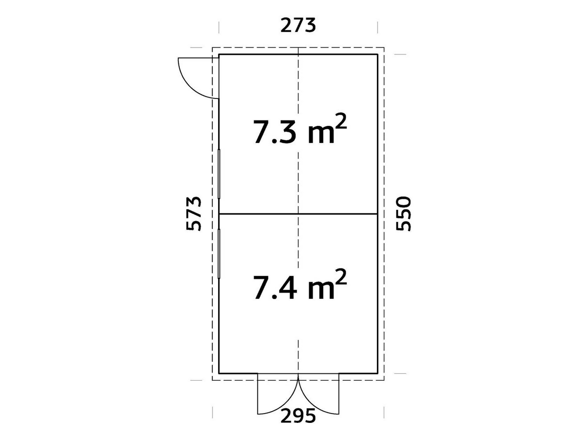 Stockage en bois / Dan 14.7 m2