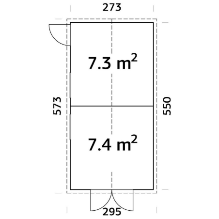 Trastero de madera  / DAN 14,7 m2