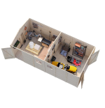Wooden storage / Dan 14.7 m2