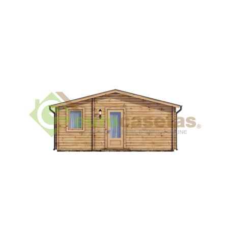 CASA DE MADERA "ALMERIA B , 53 m2 " - 70 mm