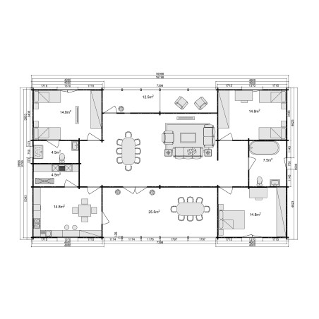 Casas de madeira / Bruno Twinskin - 44 -50-44 mm