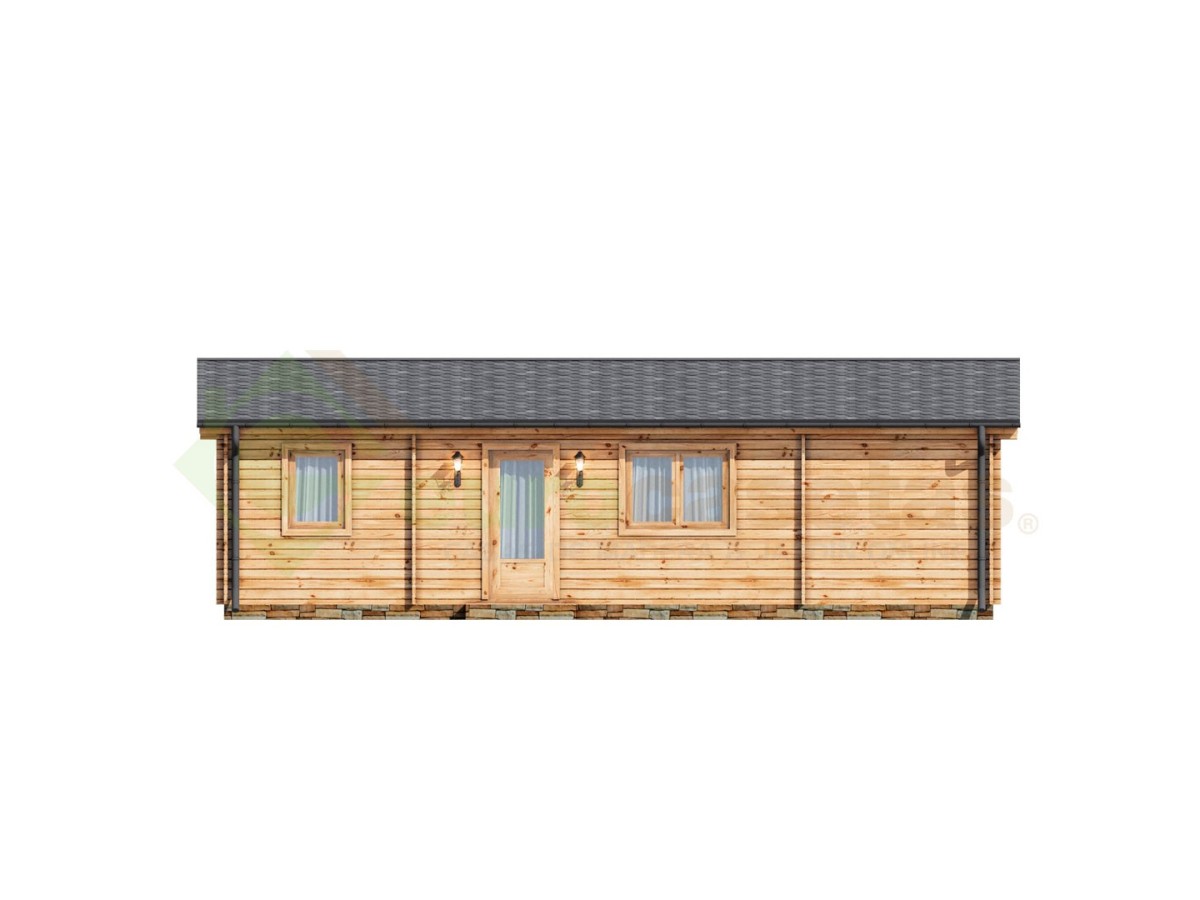 Casa de madera "RADO CTE 74  m2" - 44-140-44 mm