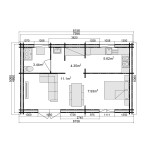 DAIVA  CTE, 40 m2  44-140-44 mm