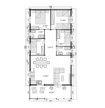 Casa de madera  "ESTORIL , 136 m2 " - 44 mm