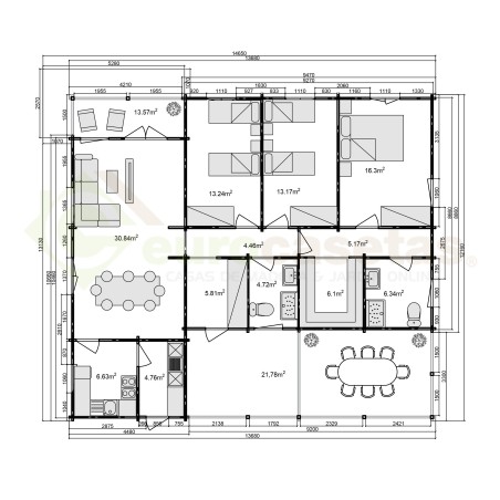 Casas Fusionhouse / Melissa 166 m2
