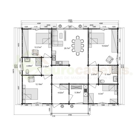 Casas Fusionhouse / Milena 103 m2
