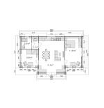 Casas de madeira em parede dupla / Florida Cte - 44-140 -44mm