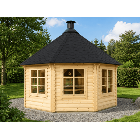 Pavillon de jardin avec barbecue / Zena 14,2 m2