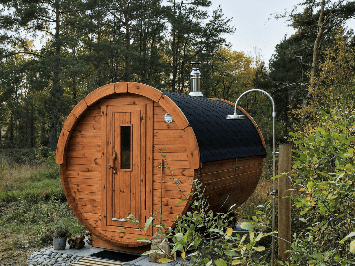 Sauna baril 1,7 m Ø 1,97 m