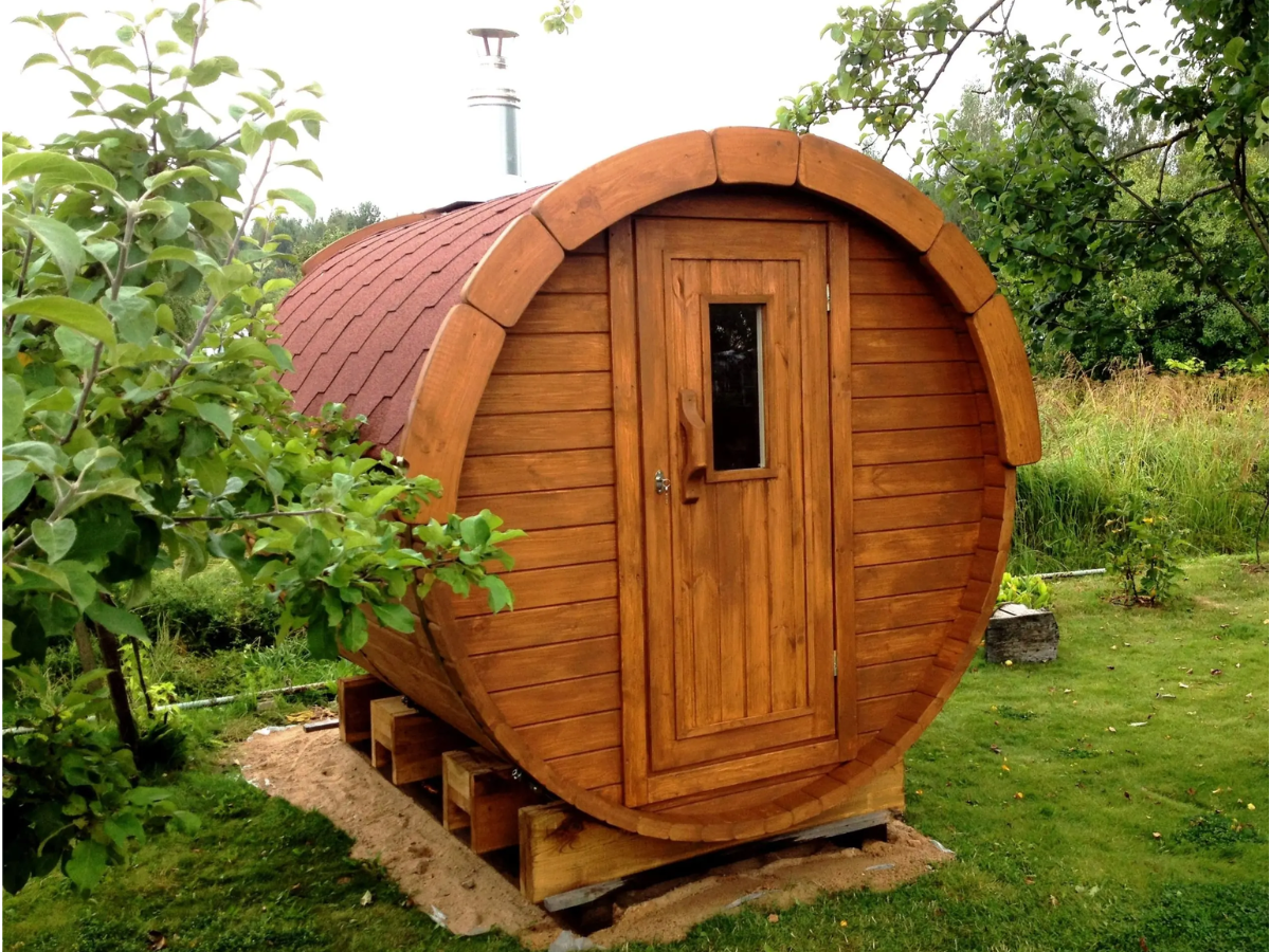 Sauna baril 2,4 m Ø 1,97 m