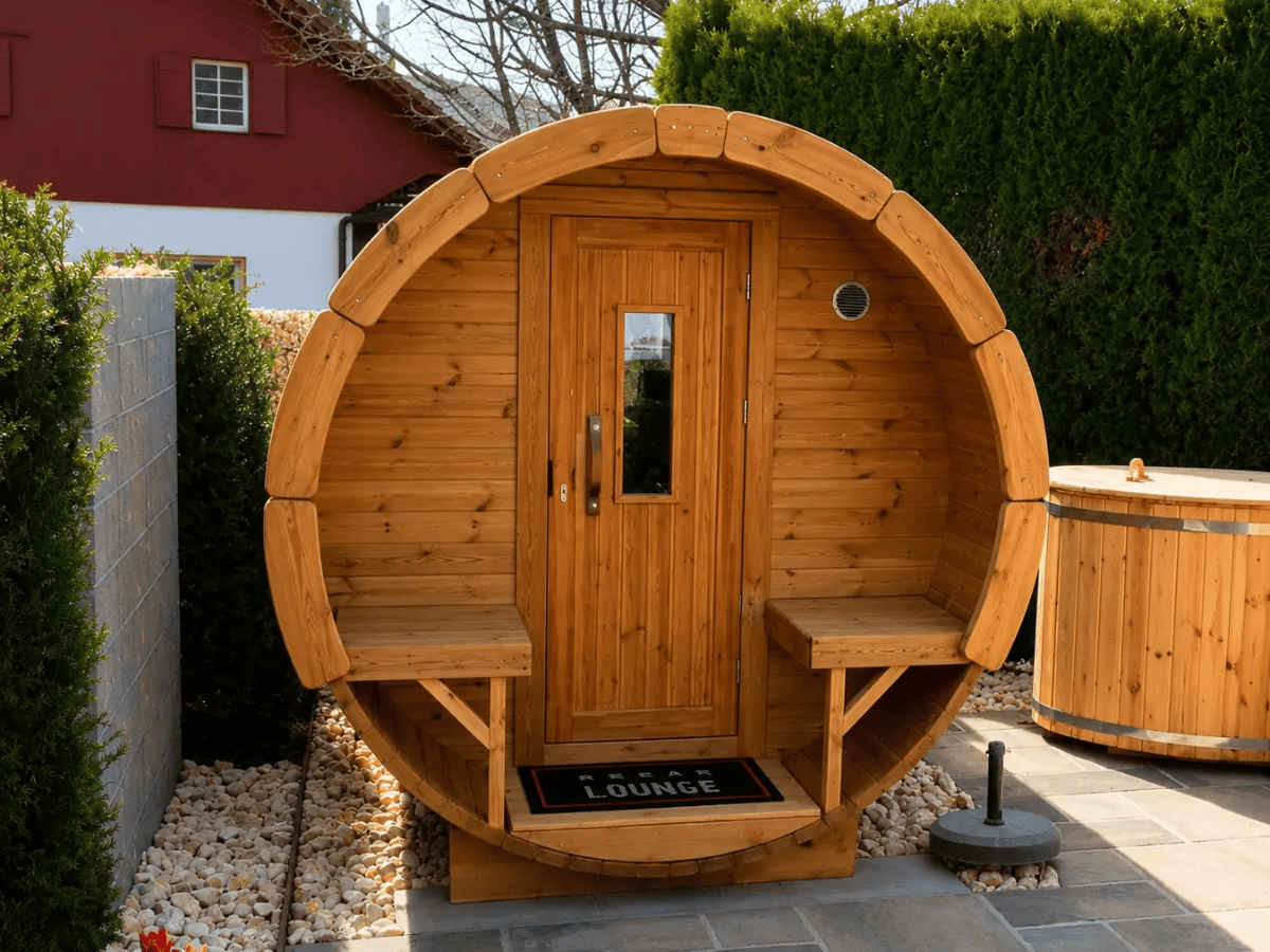 Sauna Barrel 3,0 m Ø 1,97 m