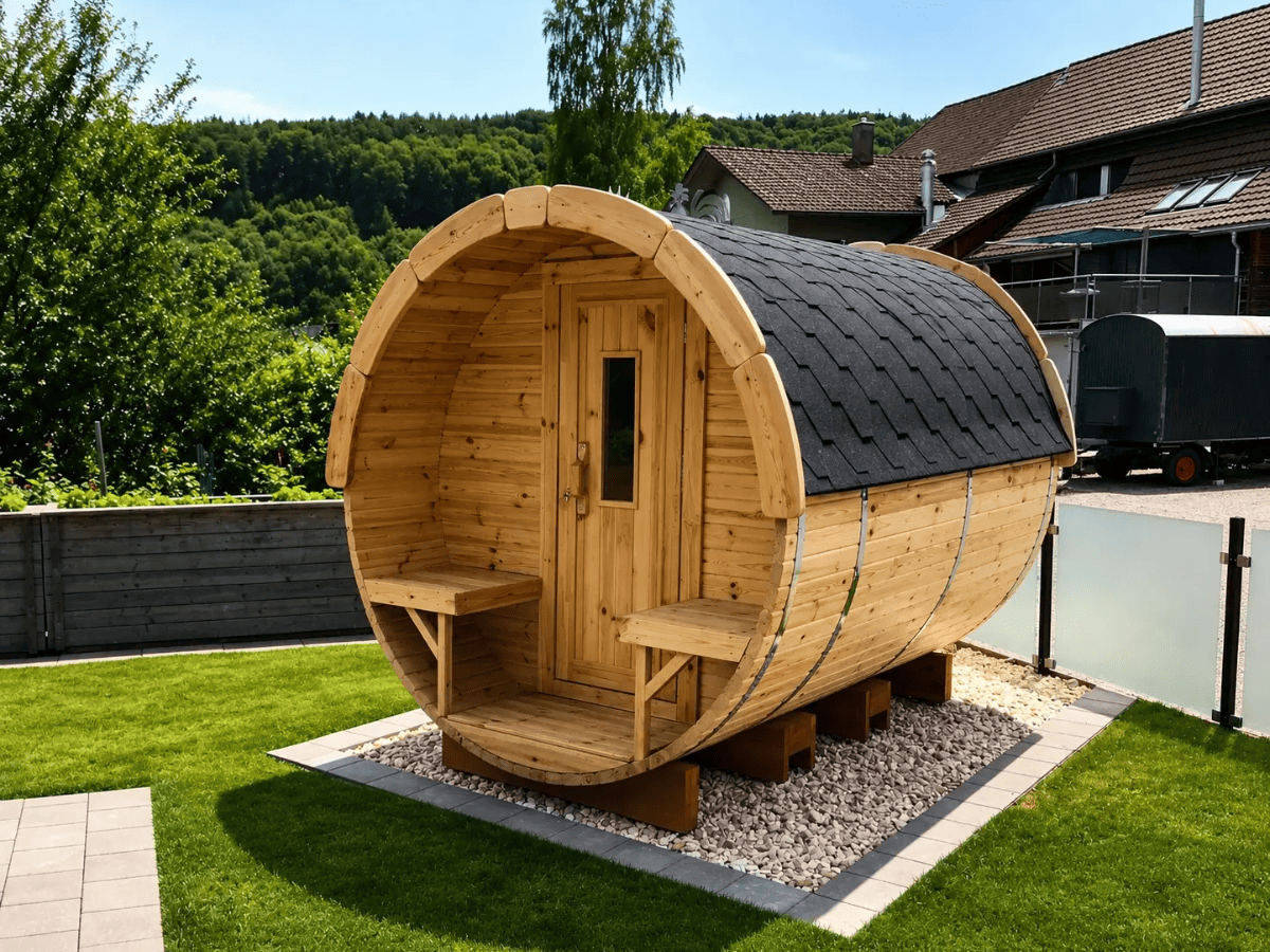 Sauna baril 2,4 m Ø 2.27 m