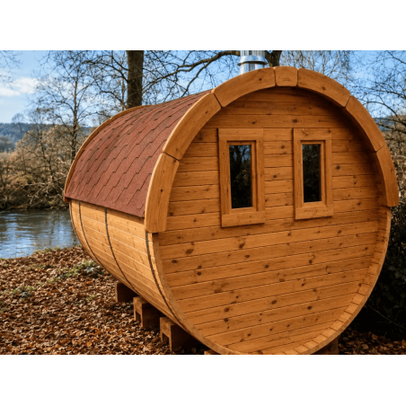 Sauna Barril 3.0 m Ø 2.27 m