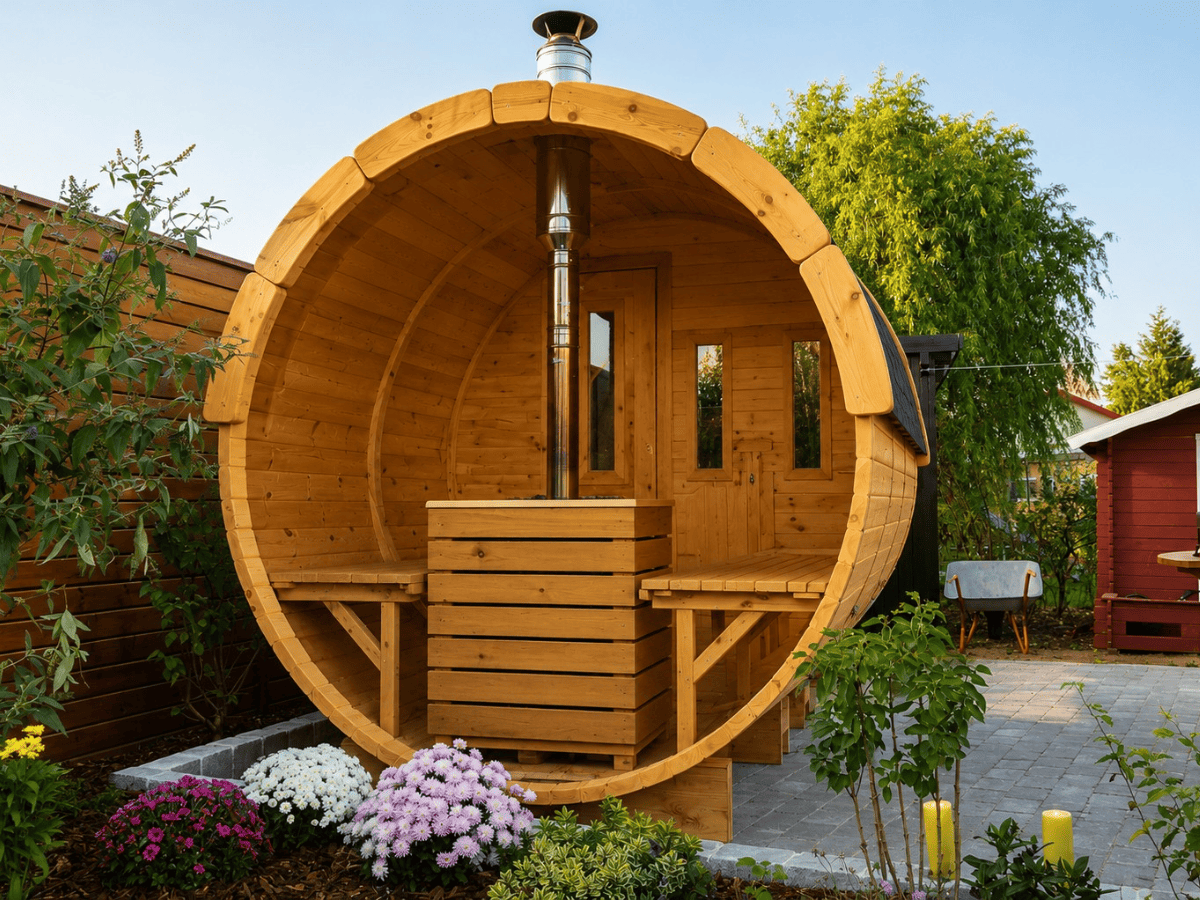 Sauna Barril 4.0 m Ø 1.97 m