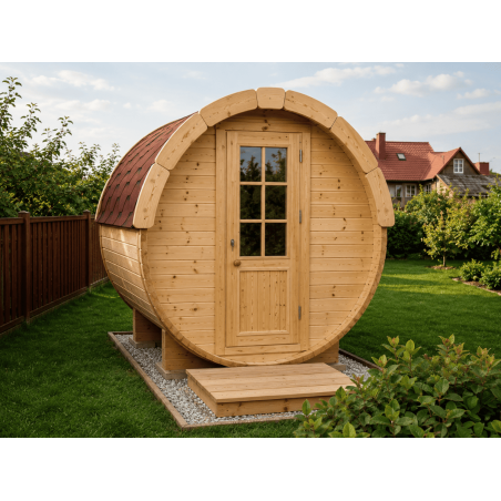 Sauna baril 4,8 m Ø 1,97 m