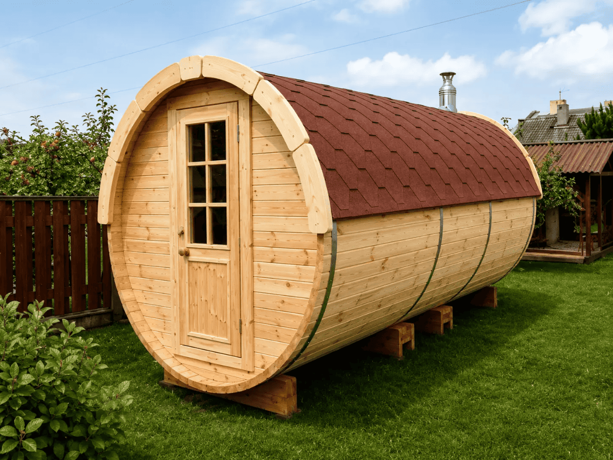 Sauna baril 4,5 m Ø 2.27 m