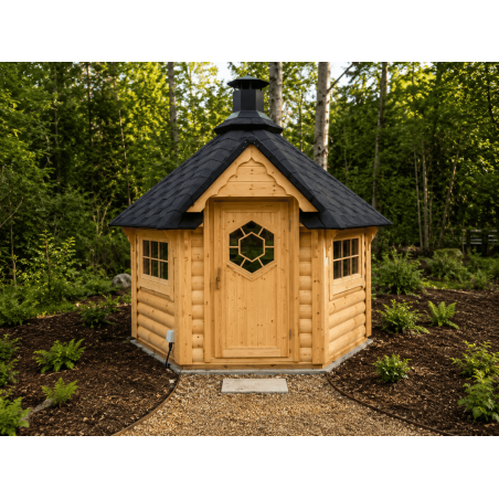 Booth en bois "Cabine de grill 4.5"