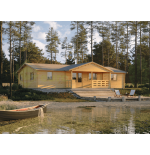 Casa de madera residencial Sabina 100 m², 44 mm