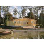Casa de madera Norda 78 m², 44 mm