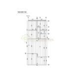 Casa de madera residencial Eira 61 m², 44 mm