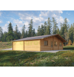 Casa de madera residencial Nara 83 m², 44 mm