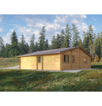 Casa de madera residencial Nara 83 m², 44 mm
