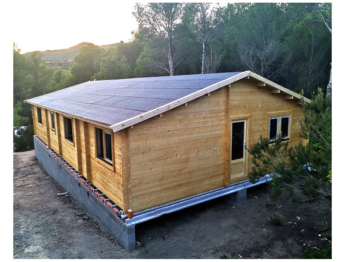 Casa de madera "SEVILLA , 107 m2 " - 44 mm 