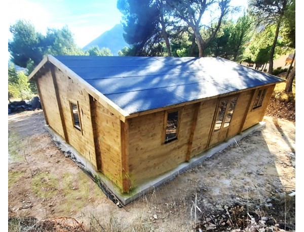 La Casa de Madera Nerea en 44mm montada en Alicante.