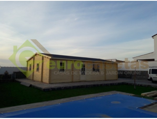 La Casa de Madera Rado de 72m2 montada en Cádiz