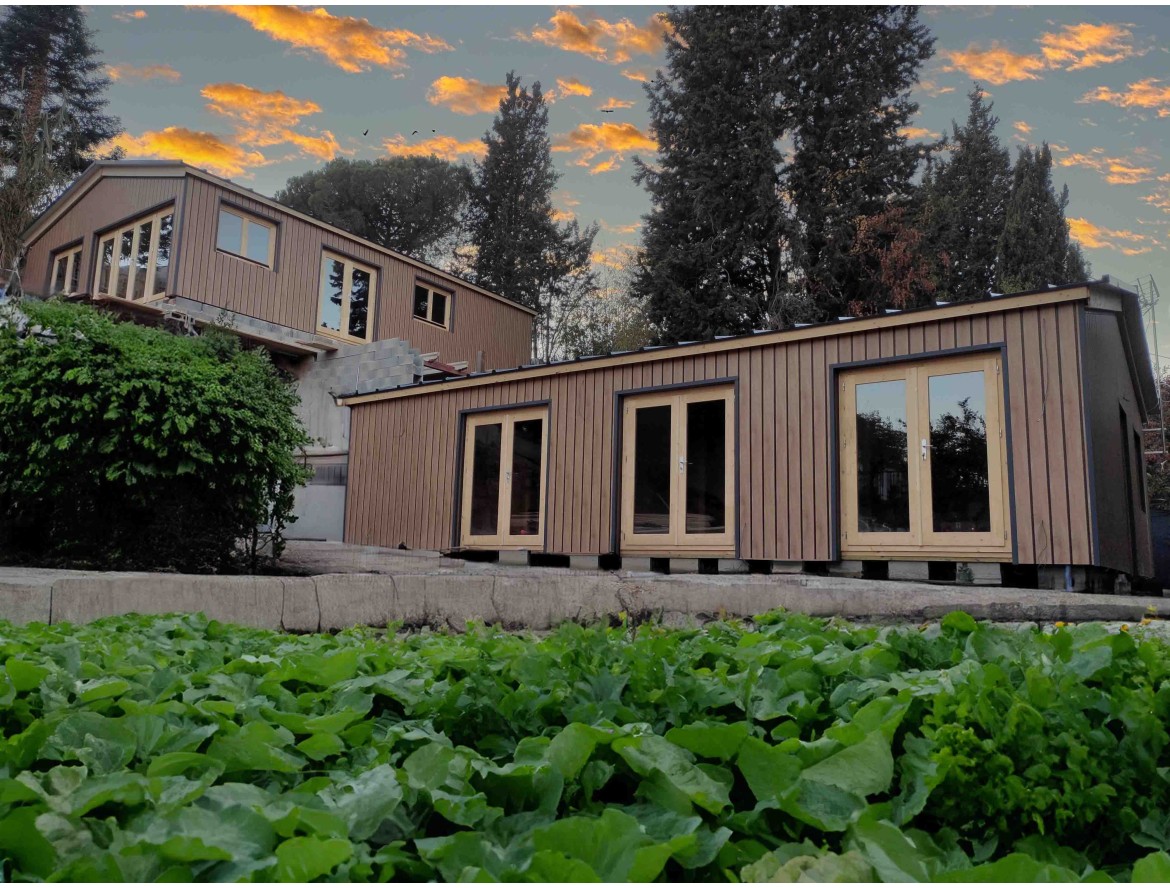 Casas Aurora Vinyhouse de 75m2 montadas en Sabadell 