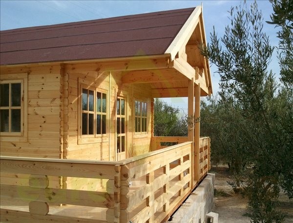 Montaje Casa de madera Asti, 64m2 en Valencia