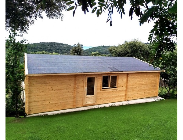 Casa de madera RADO 72m², 44mm montada en GIRONA