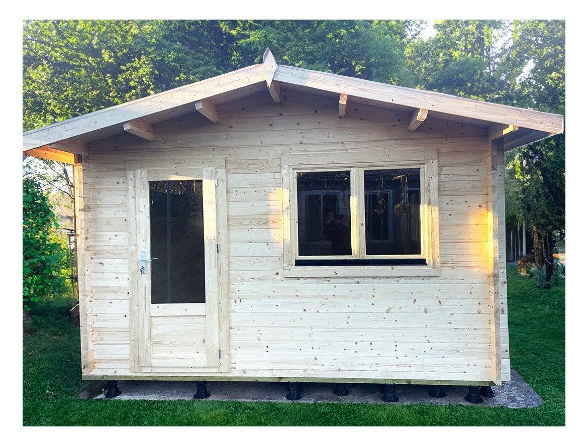 Caseta de jardín DENIA 6x4, 44mm montada en PALMA DE MALLORCA Caseta de jardín DENIA 6x4, 44mm montada en PALMA DE MALLORCA
