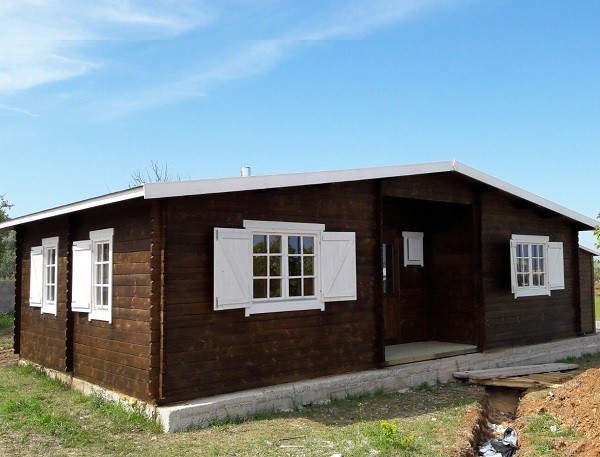 Casa de madera Kristi 64,9 m2 (44mm)
