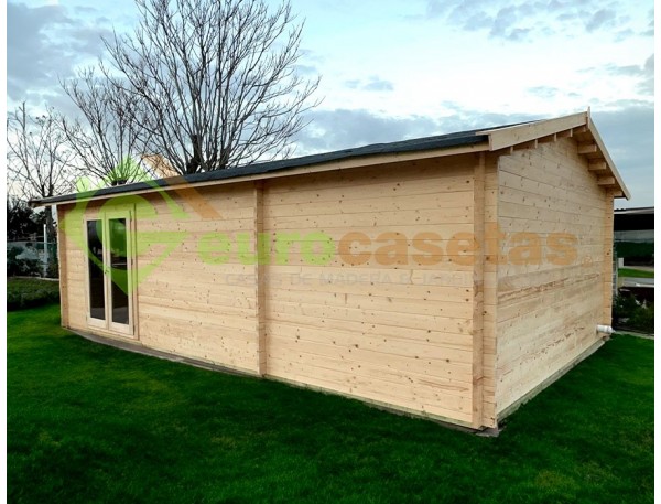 Casa de madera DUNA MODIFICADA 30m 44mm montada en el MUSEO DEL AIRE (MADRID) Casa de madera DUNA MODIFICADA 30m 44mm montada en el MUSEO DEL AIRE (MADRID)