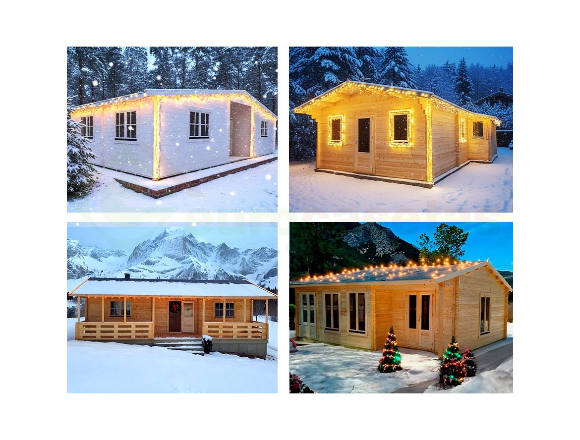 Súper ofertas navideñas hasta el 6 de enero: casas de madera a precios únicos