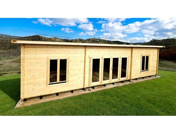 Casa de madeRA ribera 87,3?², 44mm montada en ALMOGIA, MÁLAGA