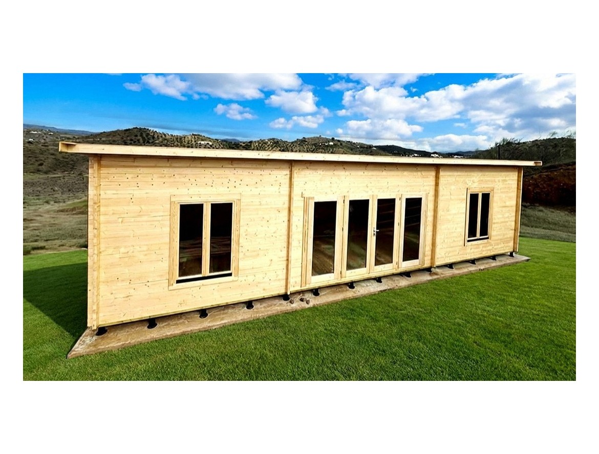 Casa de madeRA ribera 87,3?², 44mm montada en ALMOGIA, MÁLAGA