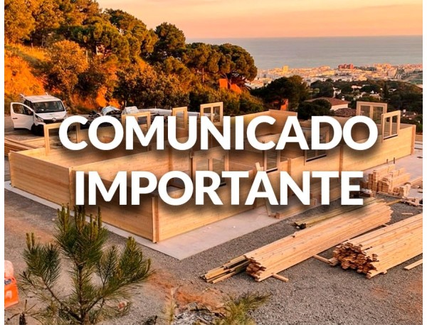 COMUNICADO IMPORTANTE: Actualización de precios por incremento de costes de materias primas